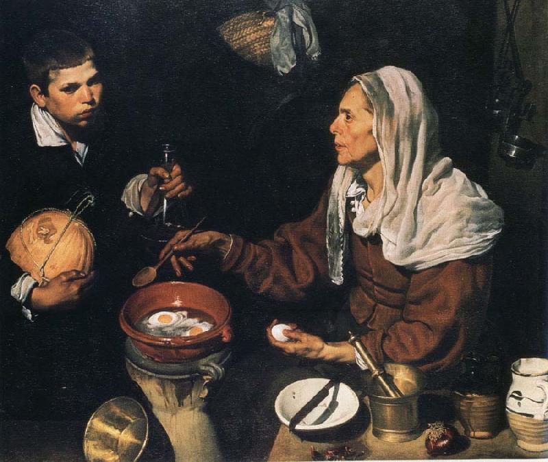 Diego Velazquez Old Woman Cooking Eggs oil painting picture